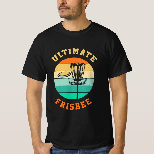 Disc Golf Ultimate Frisbee T-Shirt (Front)