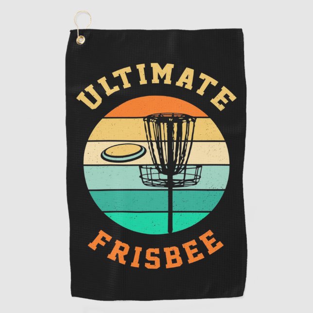 Disc Golf Ultimate Frisbee Towel (Front)