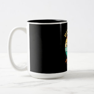 Disc Golf Ultimate Frisbee Two-Tone Coffee Mug