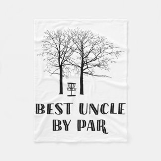 Disc Golf Uncle - Bester Uncle Bei Par  Fleece Blanket