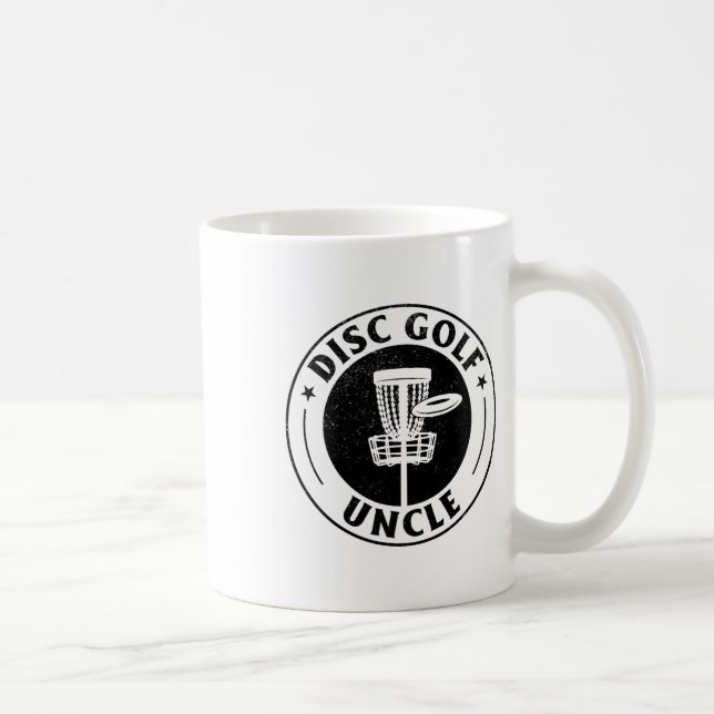 Disc Golf Uncle - Disc Golfing Uncle Disc Golf Pla Coffee Mug (Right)