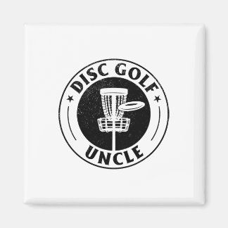 Disc Golf Uncle - Disc Golfing Uncle Disc Golf Pla Magnet