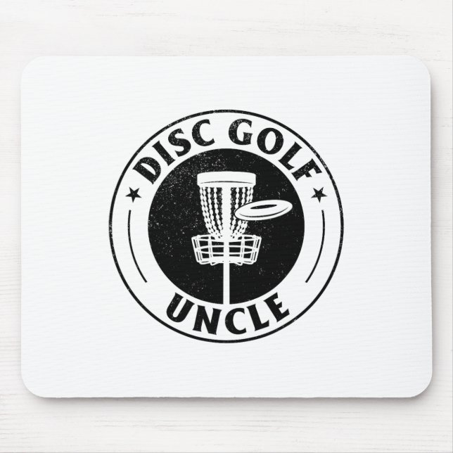 Disc Golf Uncle - Disc Golfing Uncle Disc Golf Pla Mouse Pad (Front)