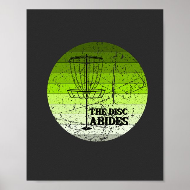 Disc Golf Vintage Poster (Front)