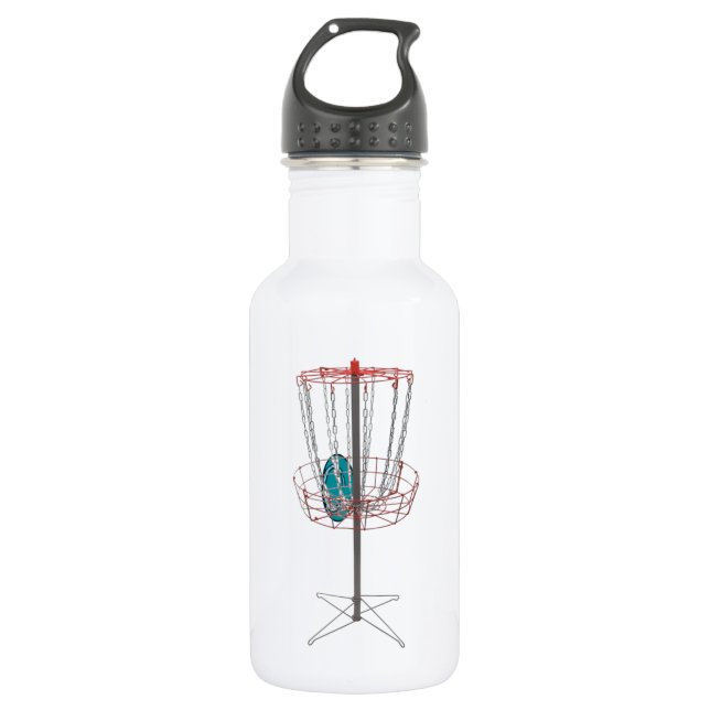 Disc Golf  Water Bottle (Front)