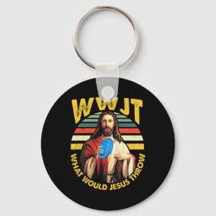 Disc Golf What Would Jesus Throw Frisbee Golf Wwjt Key Ring
