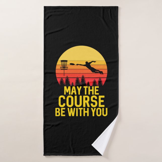 Disc Golf With You Bath Towel (Bath Towel)