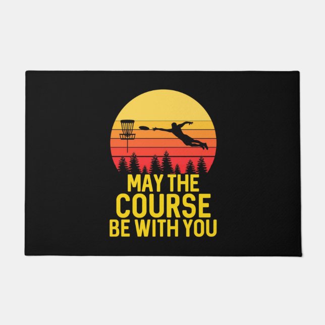 Disc Golf With You Doormat (Front)