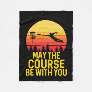 Disc Golf With You Fleece Blanket