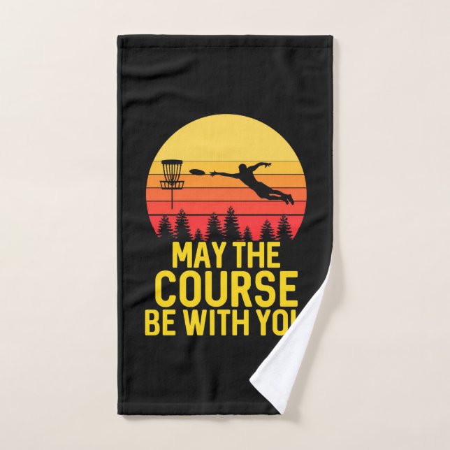 Disc Golf With You Hand Towel (Hand Towel)