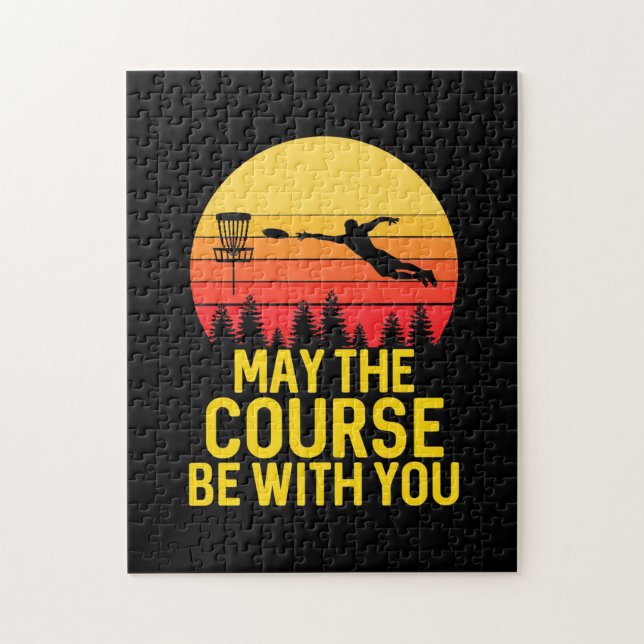 Disc Golf With You Jigsaw Puzzle (Vertical)