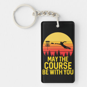 Disc Golf With You Key Ring