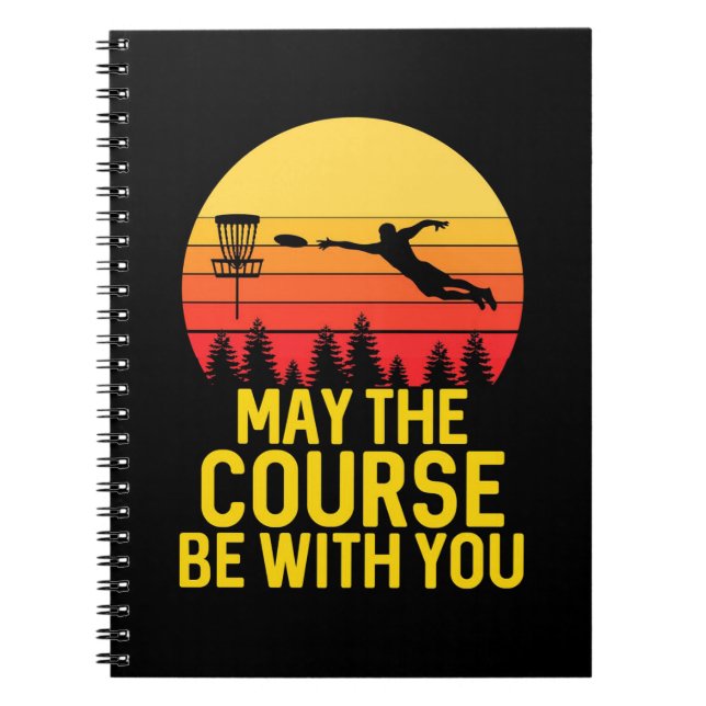 Disc Golf With You Notebook (Front)