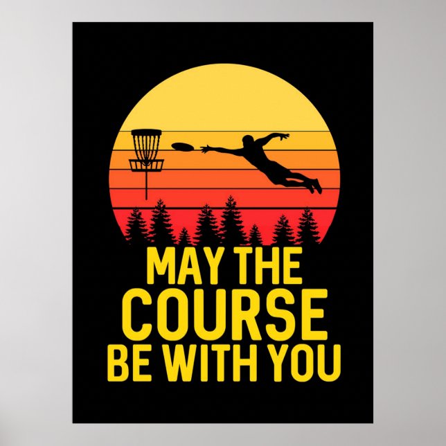 Disc Golf With You Poster (Front)