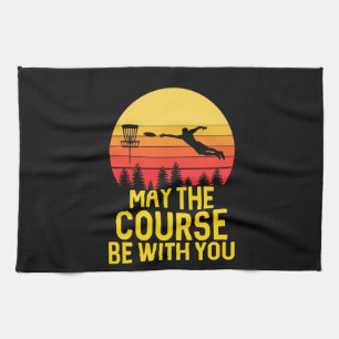 Disc Golf With You Tea Towel