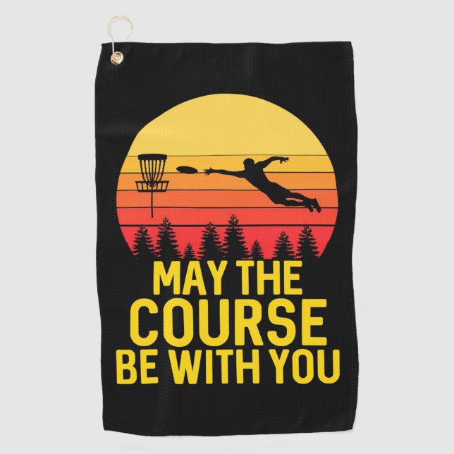 Disc Golf With You Towel (Front)