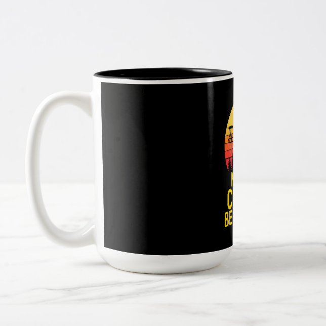 Disc Golf With You Two-Tone Coffee Mug (Left)
