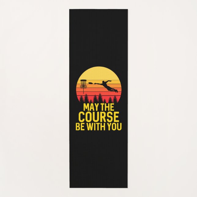 Disc Golf With You Yoga Mat (Front)