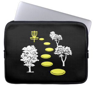 Disc Golf Woods Disc Golfer Gift Laptop Sleeve