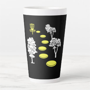 Disc Golf Woods Disc Golfer Gift Latte Mug