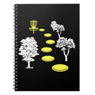 Disc Golf Woods Disc Golfer Gift Notebook
