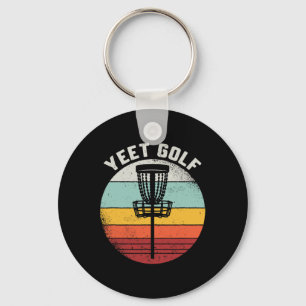 Disc Golf Yeet Golf Sket Frisbee Frolf Retro Disc Key Ring