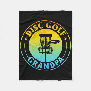 Disc Golfer Grandpa Disc Golf Player - Disc Golf G Fleece Blanket