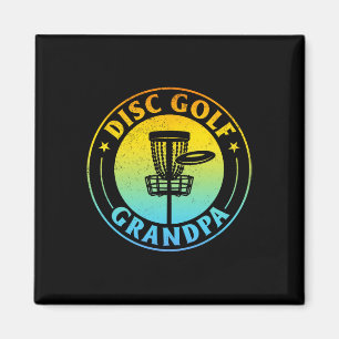 Disc Golfer Grandpa Disc Golf Player - Disc Golf G Magnet