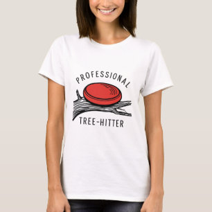 Disc Golfing Disc, Professional Tree-hitter, Retro T-Shirt