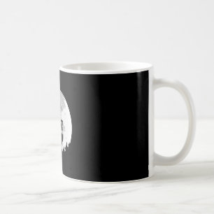 Disc Golfing Funny Full Moon Disc Golf Men Coffee Mug