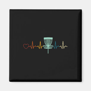 Disc Golfing Heartbeat Disc Golf Sket Disc Golf He Magnet