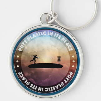 Disc Golfing Key Ring