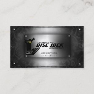 Disc Jock DJ Business Card Template