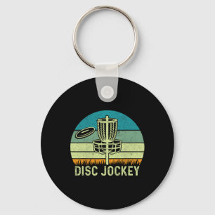 Disc Jockey - Funny Dj Song Lover Frisbee Disc Gol Key Ring