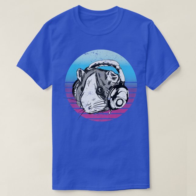 Disc Jockey Headphones I Music Festival I DJ Guine T-Shirt (Design Front)