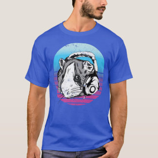 Disc Jockey Headphones I Music Festival I DJ Guine T-Shirt