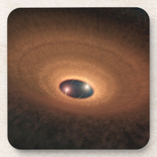 Disc Of Dusty Material Leftover From Star Forming Coaster