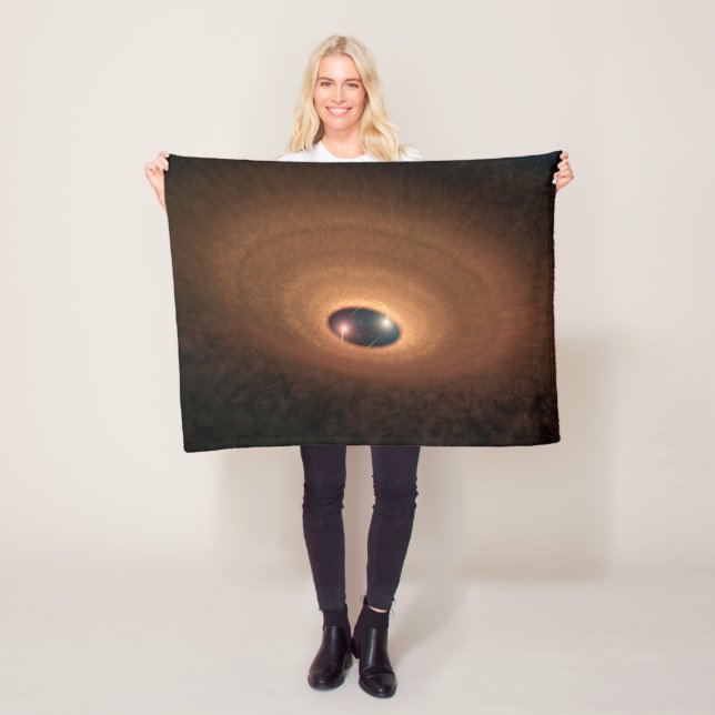 Disc Of Dusty Material Leftover From Star Forming Fleece Blanket (In Situ)