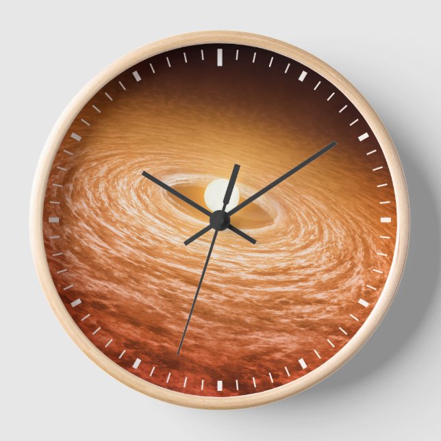 Disc Of Material Surrounding Star Fu Orionis. Clock (Front)