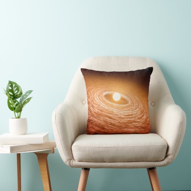 Disc Of Material Surrounding Star Fu Orionis. Cushion (Chair)