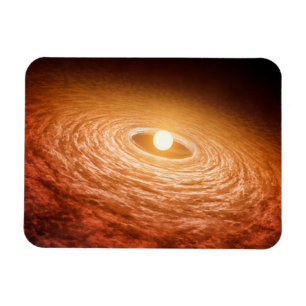 Disc Of Material Surrounding Star Fu Orionis. Magnet