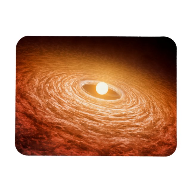 Disc Of Material Surrounding Star Fu Orionis. Magnet (Horizontal)