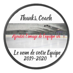 Disc of personalized Hockey Puck