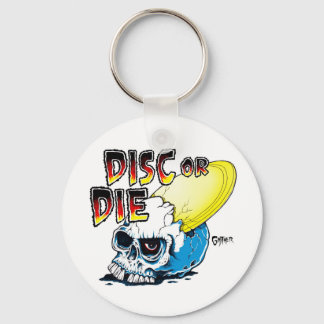 Disc Or Die Key Ring