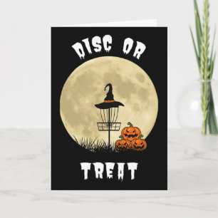 Disc Or Treat - Halloween Disc Golf Card