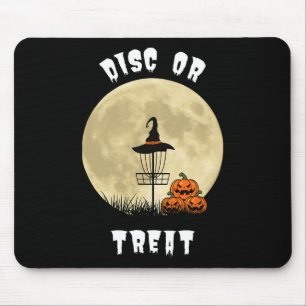 Disc Or Treat - Halloween Disc Golf Mouse Pad
