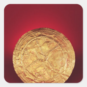 Disc possibly used as a brooch, from Tedavnet Square Sticker