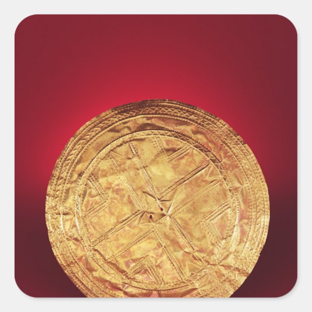 Disc possibly used as a brooch, from Tedavnet Square Sticker (Front)