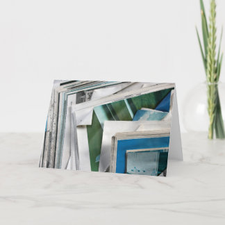 Discarded book photograph card