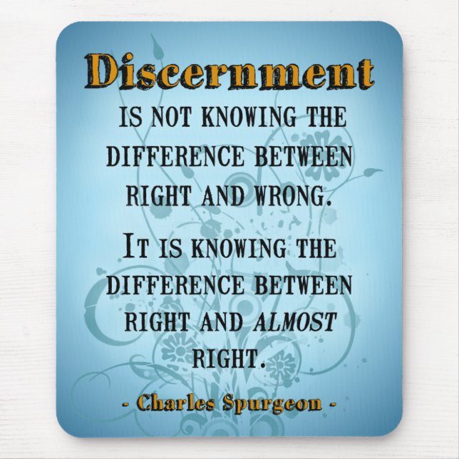 Discernment Mouse Pad (Front)